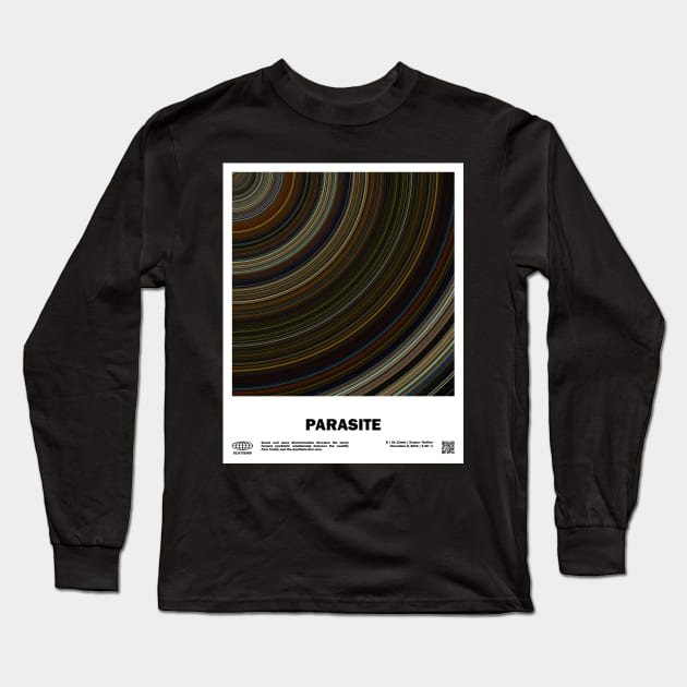 minimal_Parasite Abstract Circular Art Movie Long Sleeve T-Shirt by silver-light